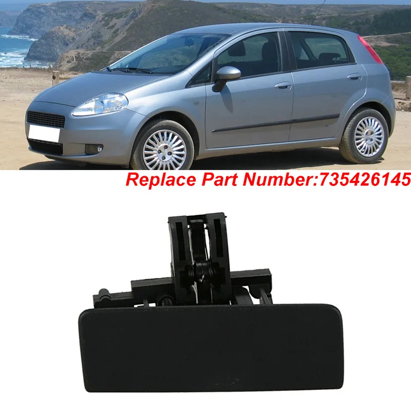 Front Black LHD Car Glove Box Front Lid Handle Catch Plastic 735426145 Fit For Fiat Grande Punto Car Accessories