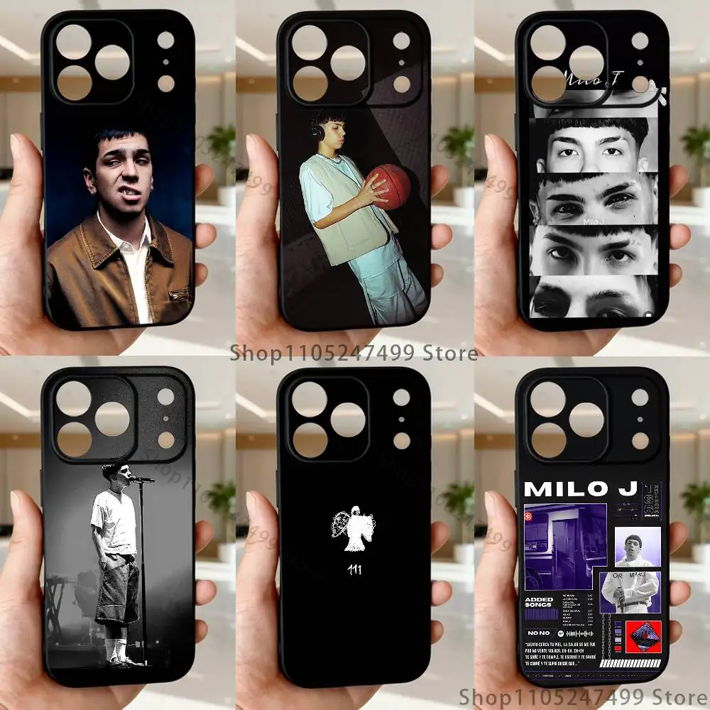 M-Milo J 111 Singer  Phone Case For iPhone 17,16,15,14,13,12,11,Pro,Max,Plus,E,Air,Mini Protective TPU Cover