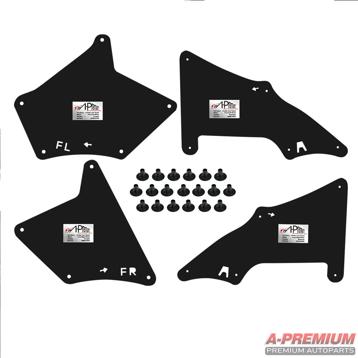 

4pcs Inner Fenders Liner Guard for Toyota Landcruiser Prado 120 150 2003-2020