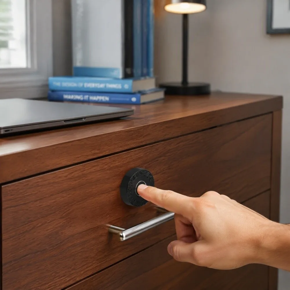 Durable Fingerprint Fingerprint Cabinet Lock Fast Response Embedded Design Biometric Cabinet Lock Keyless Cabinet Lock Wardrobe