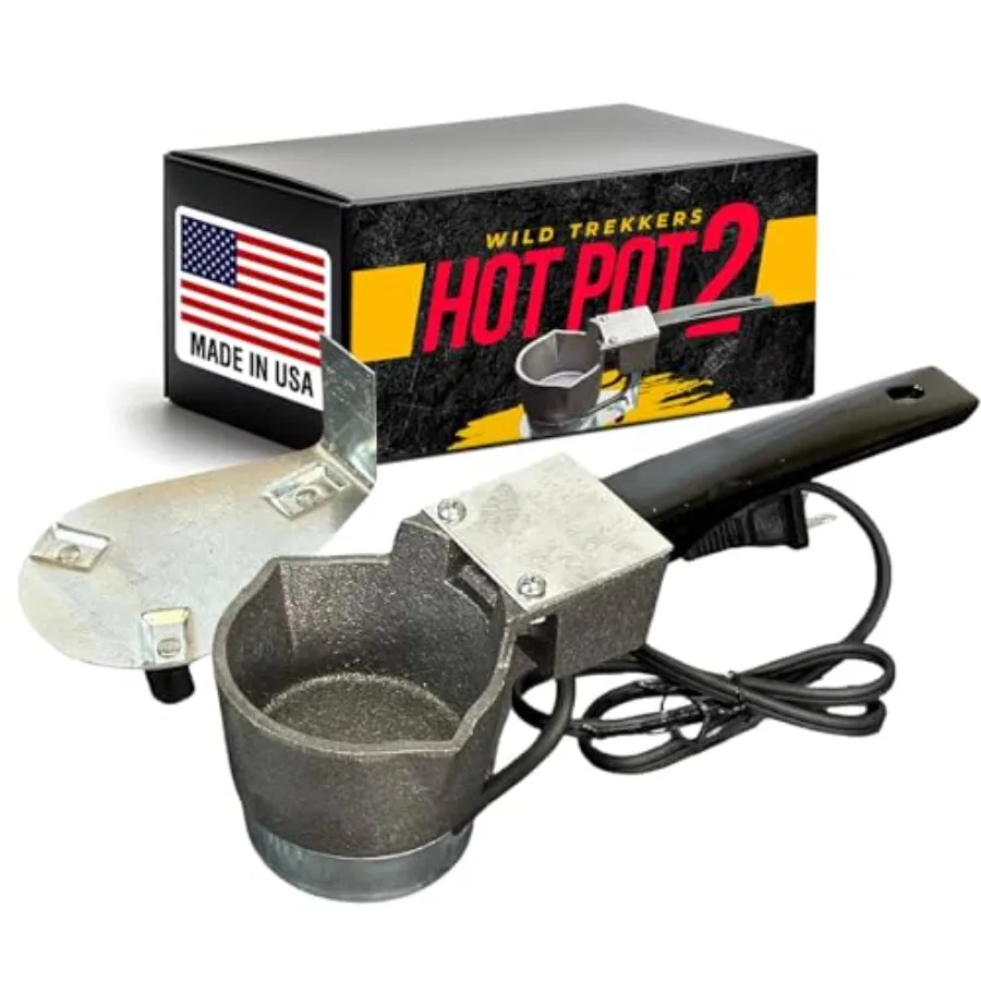 

Do It Hot Pot 2 Electric Lead Melting Pot 4 Pound Capacity for Fishing Weight Molds and Bullet Casting Molds Made in the USA