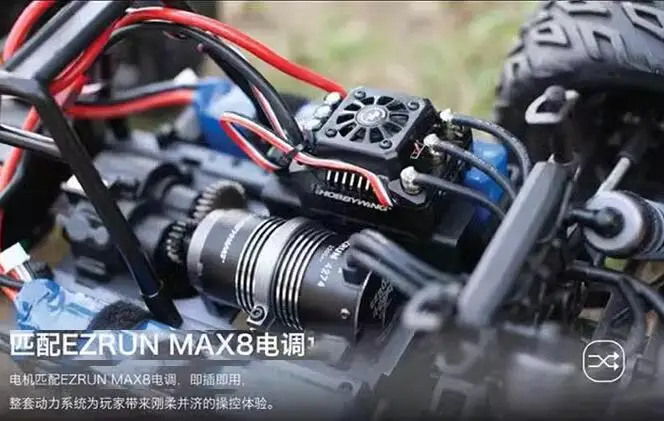 1/8 Brushless Motor 6s Electronic speed control Engine Power Arrma kraton 6s EXB Team Corally Jambo  4WD Nero BIG ROCK X-MAXX