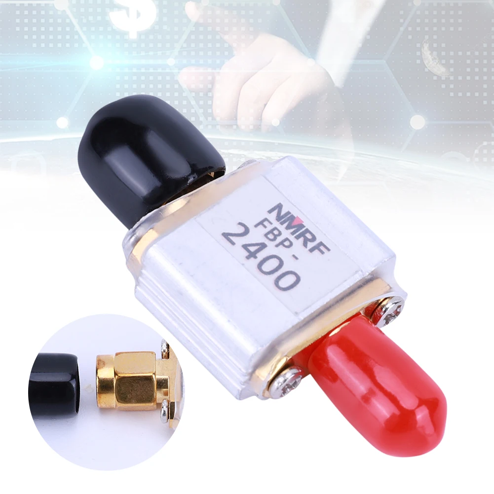 FBP-2400 Bandpass Filter Module SMA 2.4G 2450Mhz Reduce Noise Band Pass Filter for WiFi Bluetooth-Compatible  Anti-jamming