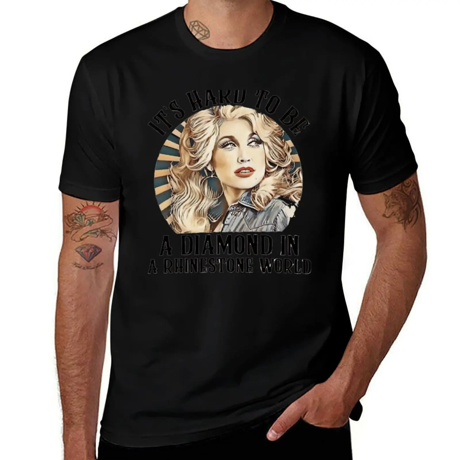 Dolly Parton T-Shirt Minimalist Graphic Tee Shirt