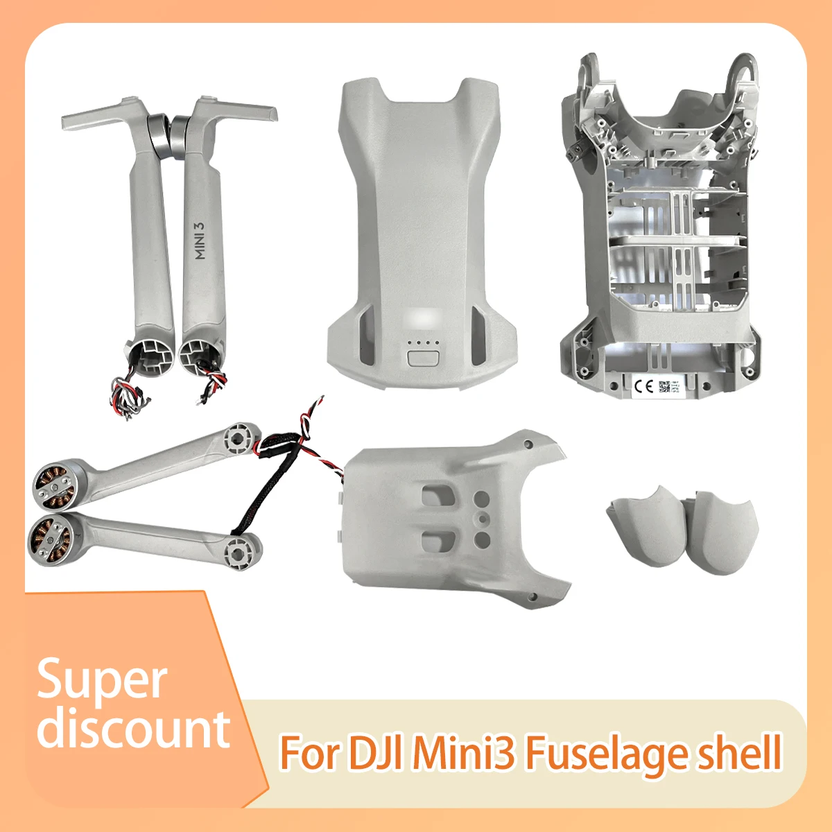 

Min3 upper, middle, lower shell side cover machine arm with motors on the front, back, left, right, suitable for DJI Min3