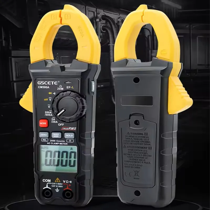 

GST Digital Clamp Multimeter AC/DC Current Pliers Ammeter Voltmeter Clamp Multimeter Current Digital Clamp Meter