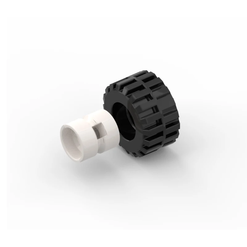 10pcs MOC compatible 6014b 87697 building block parts 11x12mm wheel hub skin matching DIY technology parts