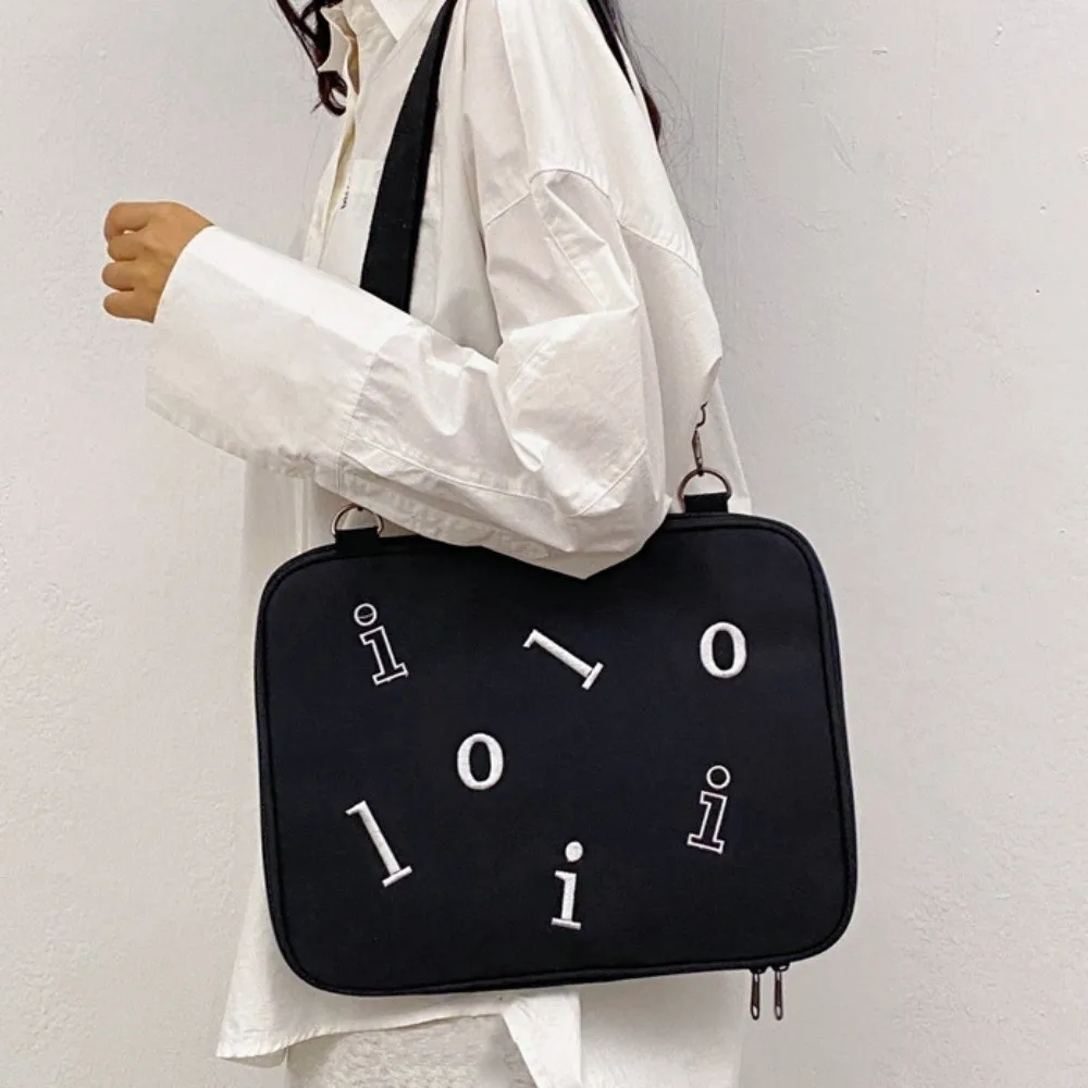 

With Shoulder Strap Crossbody Laptop Bag Portable Protective Tablet Sleeve Bag Cartoon Thin Girl Computer Bag Laptop Case