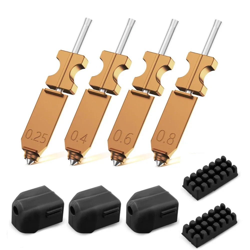 

Upgrade Titanium Alloy Bimetal nozzle For FLASHFORGE AD5X Nozzles High Flow 32mm³/s Hotend Kit High-Speed 3D Printer Part