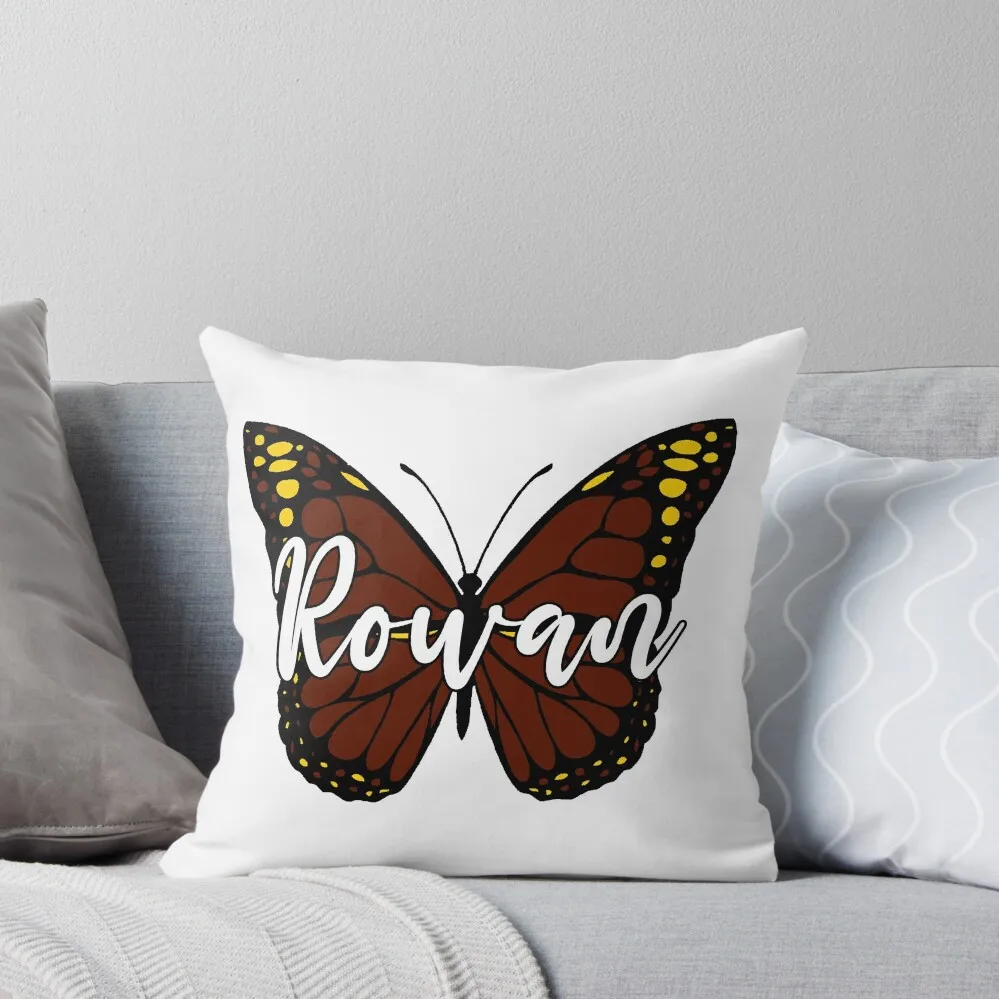 

Rowan Butterfly Throw Pillow bed pillows ornamental pillows pillow cover christmas Pillow Cover