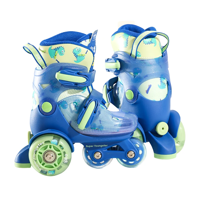 공장 직판 도매 어린이용 인라인 스케이트 신발 조절 가능한 사이즈 스케이트 신발
