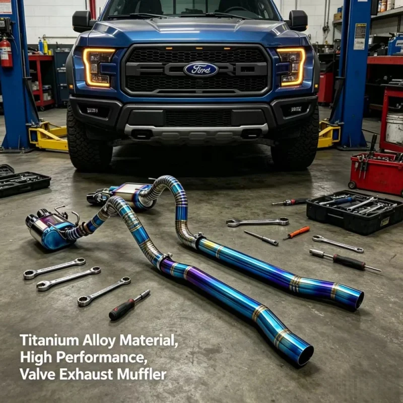 

High-performance exhaust pipe For Ford Mustang 5th generation 5.0 2010-2014 titanium alloy tailpipe Valvetronic exhaust muffler