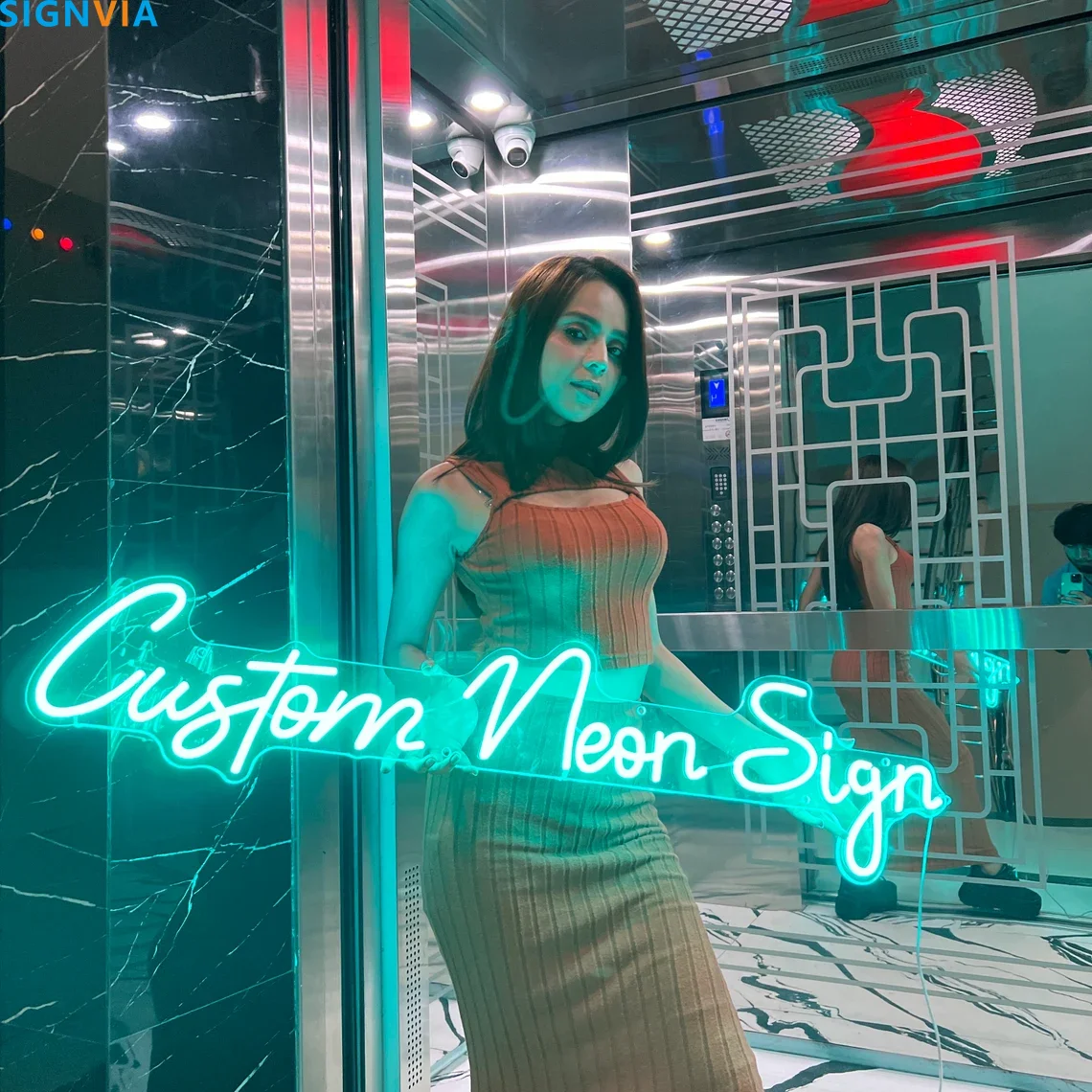 

Неоновая вывеска на заказ - персонализированная светодиодная неоновая настенная вывеска для спальни, неоновый свет на заказ, безопасный энергосберегающий подарок на день рождения/домашний декор