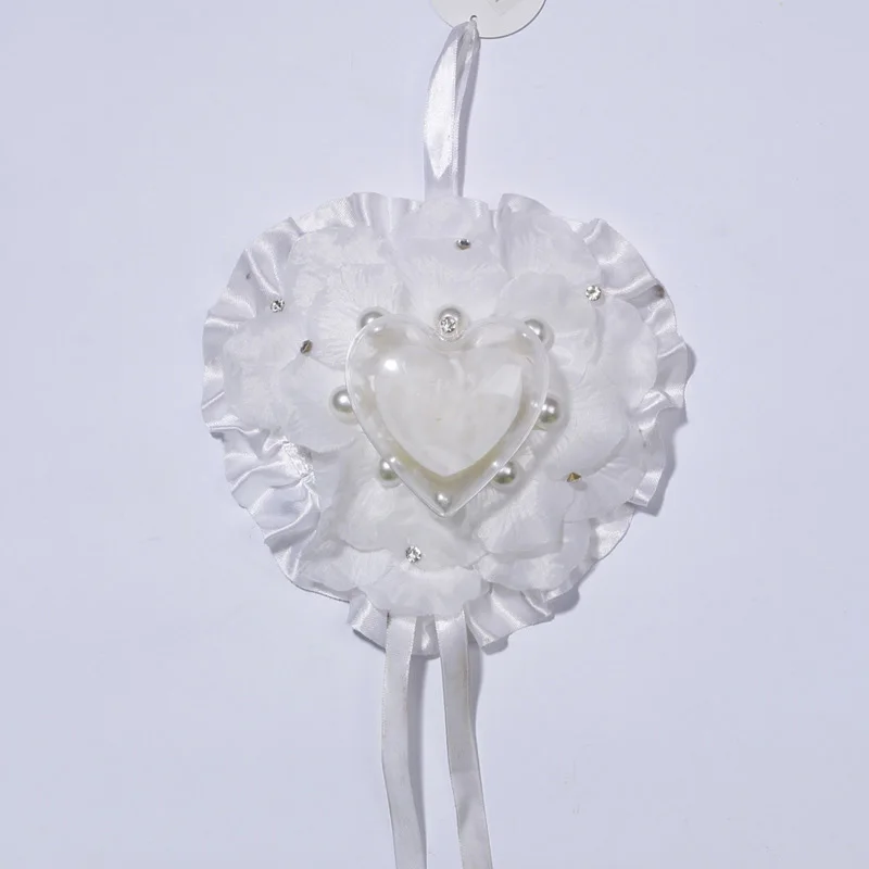 花嫁のためのヨーロッパの結婚指輪枕、フォームフラワーシミュレーション、ロマンチックな結婚用品