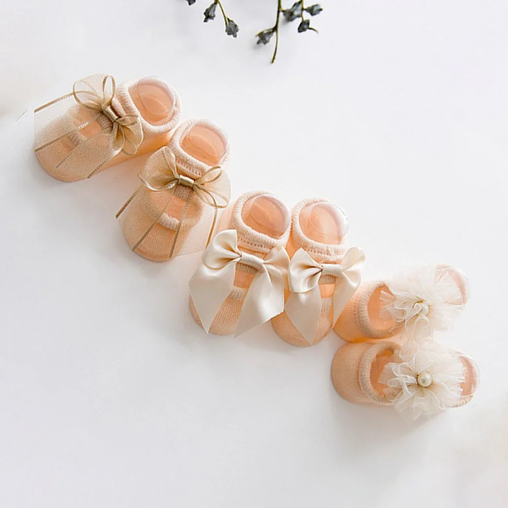 

1Pair Anti Slip Baby Socks Size S 9cm 0-12 Months Size M 11cm 13-36 Months Soft Breathable Non Slip Floor Socks