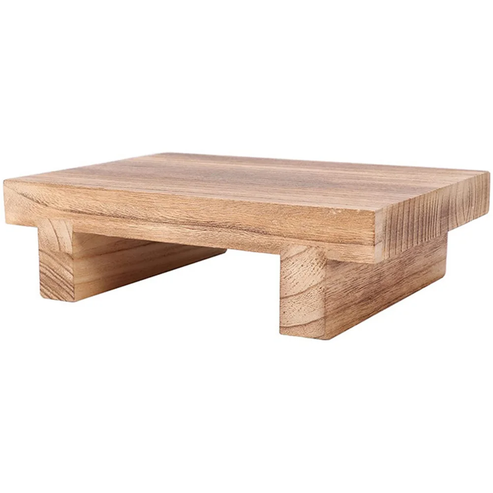 

Wood Step Stool Bedroom Footrest Home Furniture Lightweight Stable Support Structure Comfortable Usage Experience Feet Rest