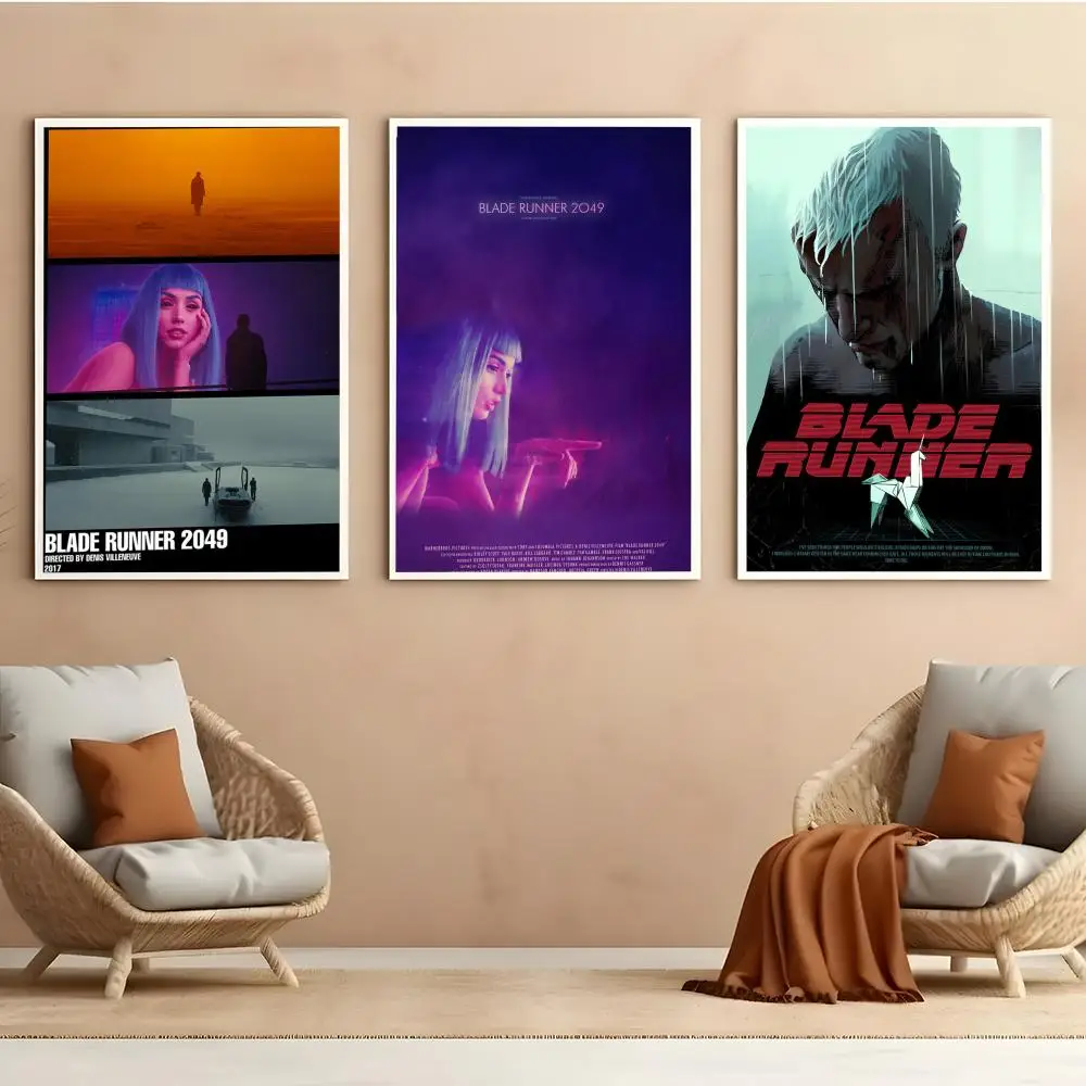 Classic Movie B-Blade Runner-S 2049 Poster HD Anime Hot Theme Singer/OST/Movie-Waterproof Self-Stick Home Decor
