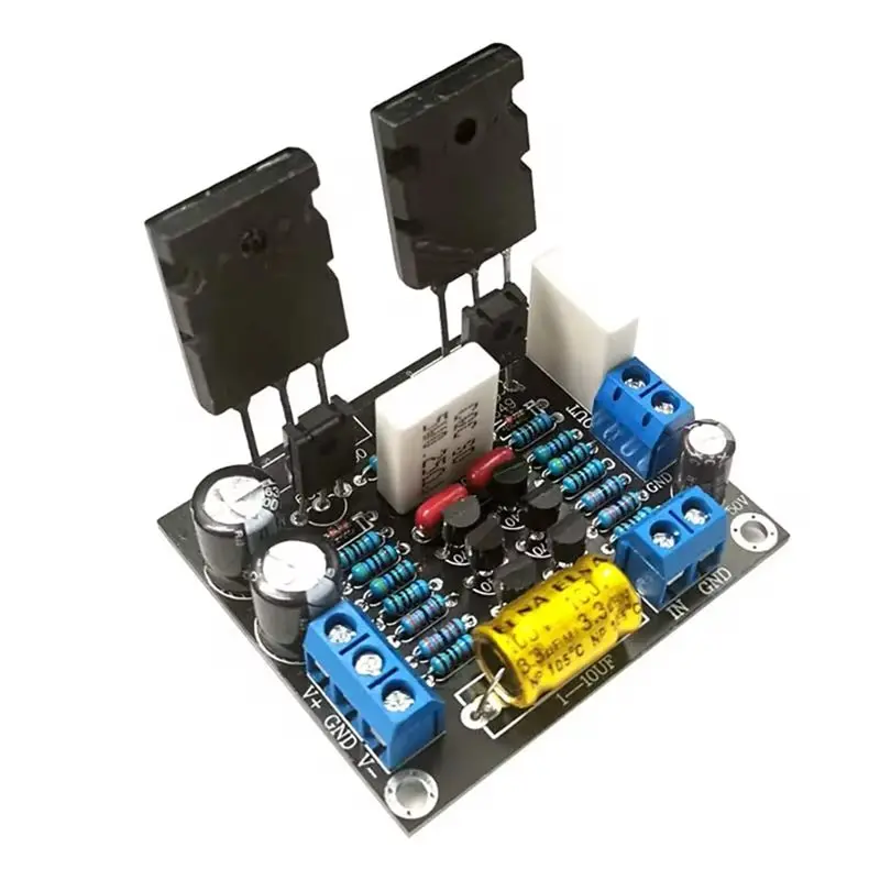 

ABGI-100W 2SC5200 +2SA1943 DC 20-50V Hi-Fi плата усилителя мощности плата усилителя звука