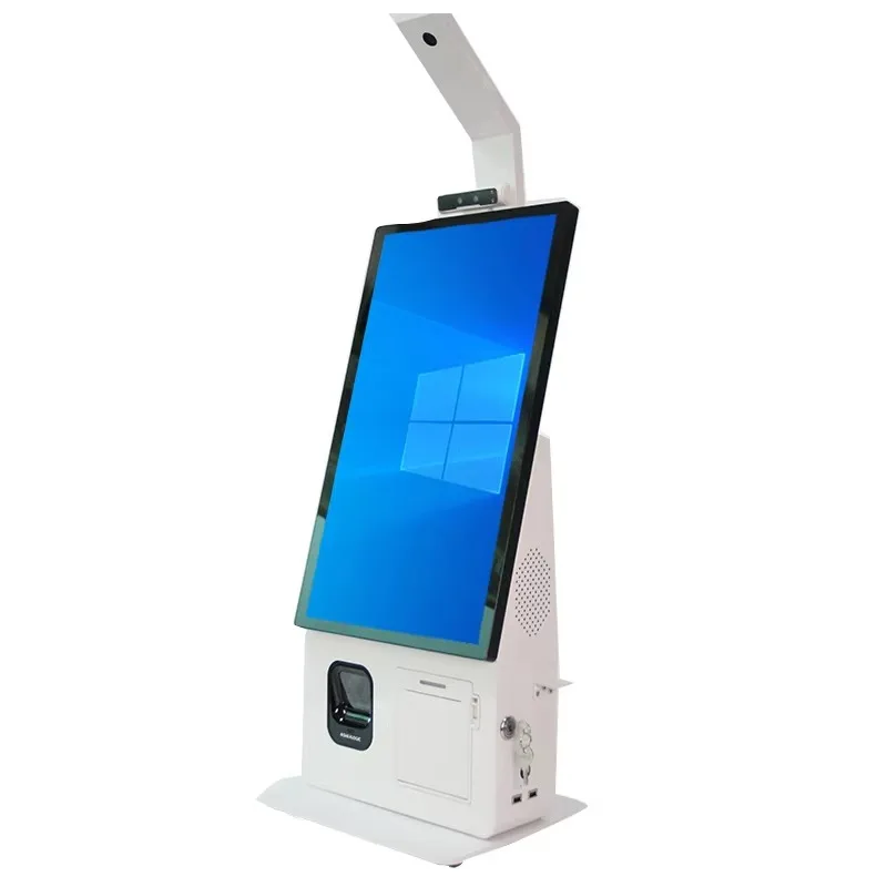 POS Kiosk All-in-one for Supermarket POS Systems Self-service QR Code Payment Checkout Printing NFC  Wi-Fi 6