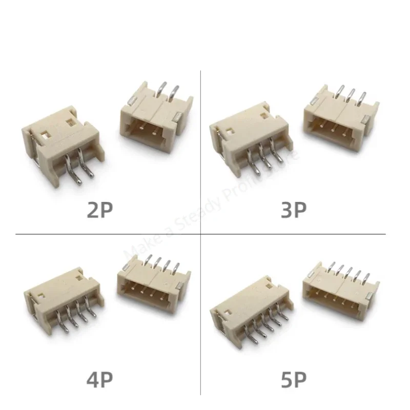 10/30/50Pcs/lot ZH1.5MM Horizontal SMD Connector Terminal Socket Mini Micro 1.5mm ZH 2P 3P 4P 5P 6P 7P 8P 9P 10P Plug Connector