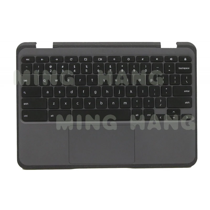 

Для Lenovo 300e Chromebook Gen 3: Панель для рук (пальмрест) с клавиатурой US и тачпадом, артикул 5M11C94699