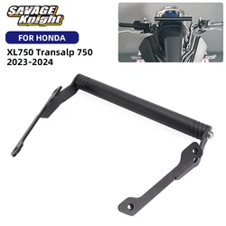 2024 Transalp 750 GPS Navigation 22mm Extension Bar Mobile Phone Holder For Honda XL750 XL 750 2023 Cellphone Stand Support