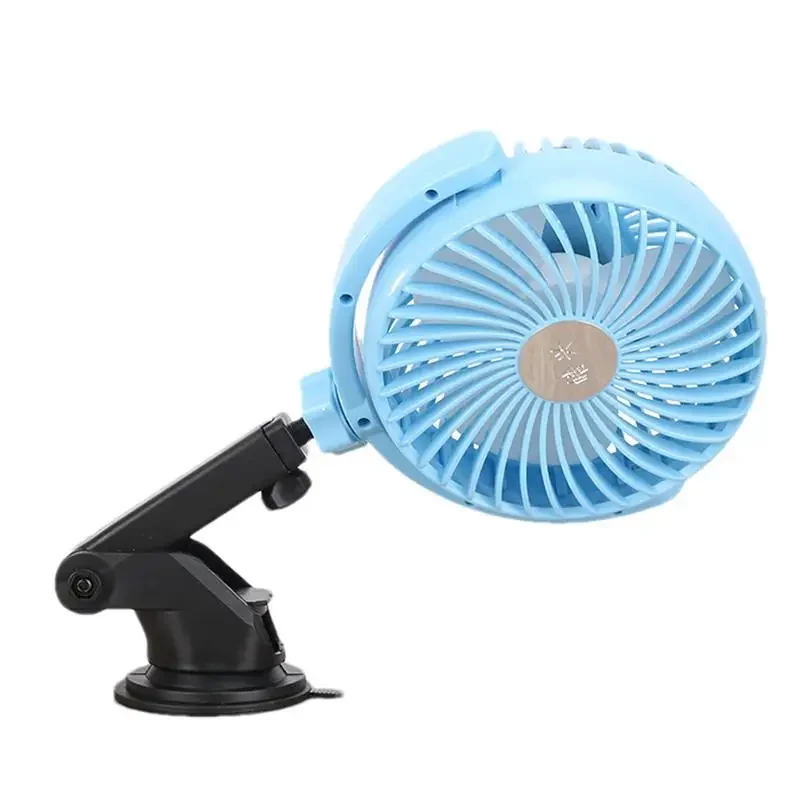 

Car Back Fan Auto Cooling Fans Auto Rear Air Fan Rotation Car Fan USB Interface Light Portable Summer Accessories