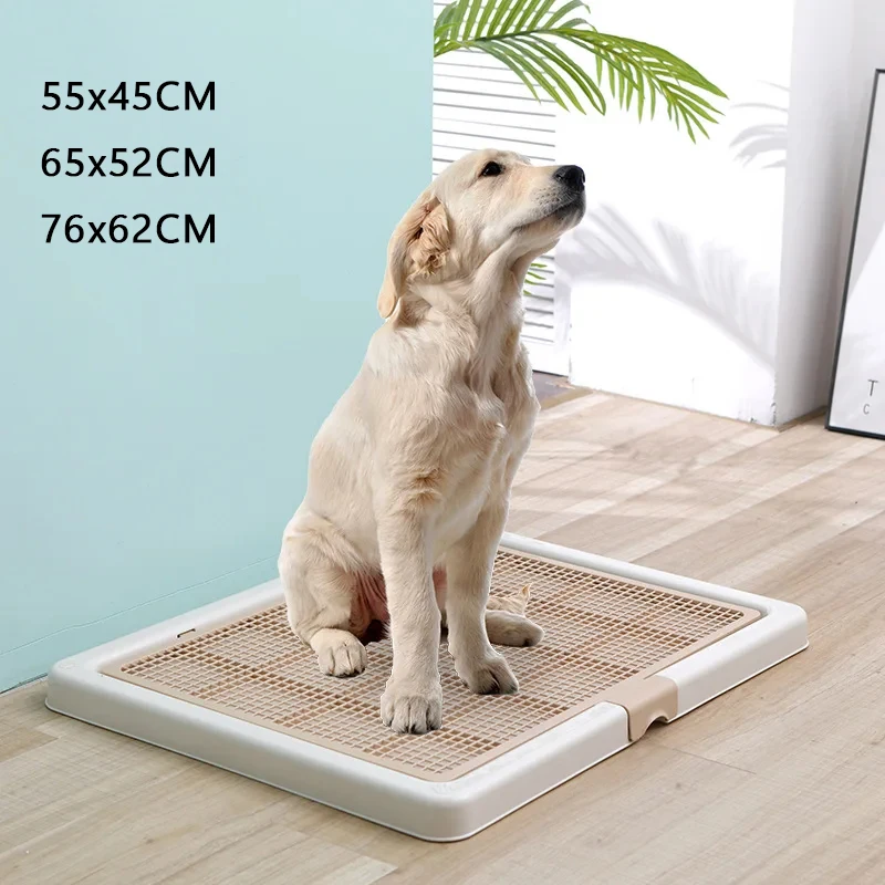 

LMZOE Dog Toilet Large Size Pad Holder Litter Tray waterproof Indoor Dogs Potty Cleaning Tools For Labrador Golden Retriever