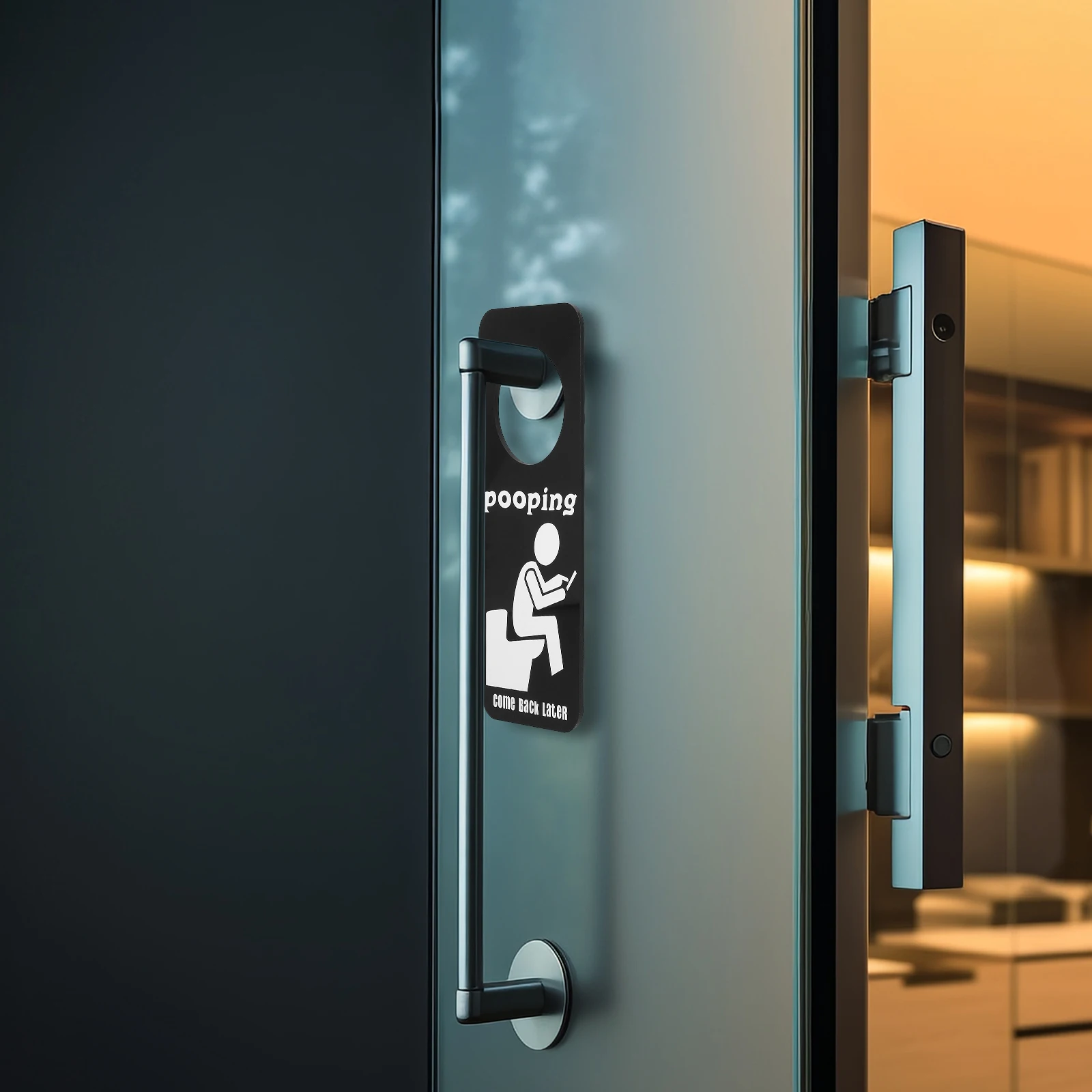 

Funny Bathroom Door Hanger Occupied Sign Door Hanging Sign Novelty Holiday Bathroom Sign For Home Office And Business