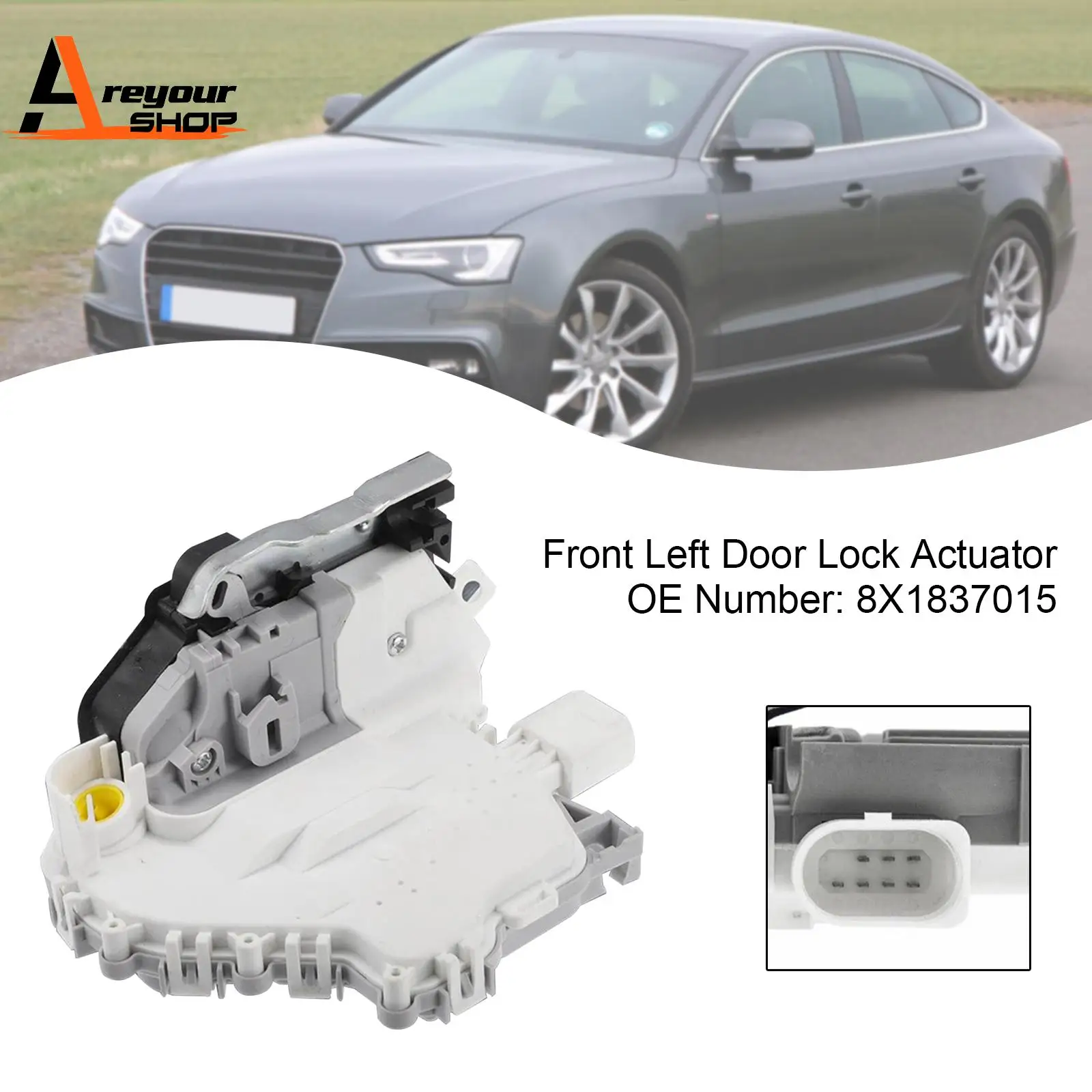 

Привод замка передней левой двери 8X1837015 для Audi A1 A3 A4 A5 Q5 TT