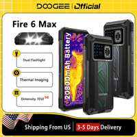 Global Version DOOGEE Fire 6 Max 5G Rugged Phone 6.72\