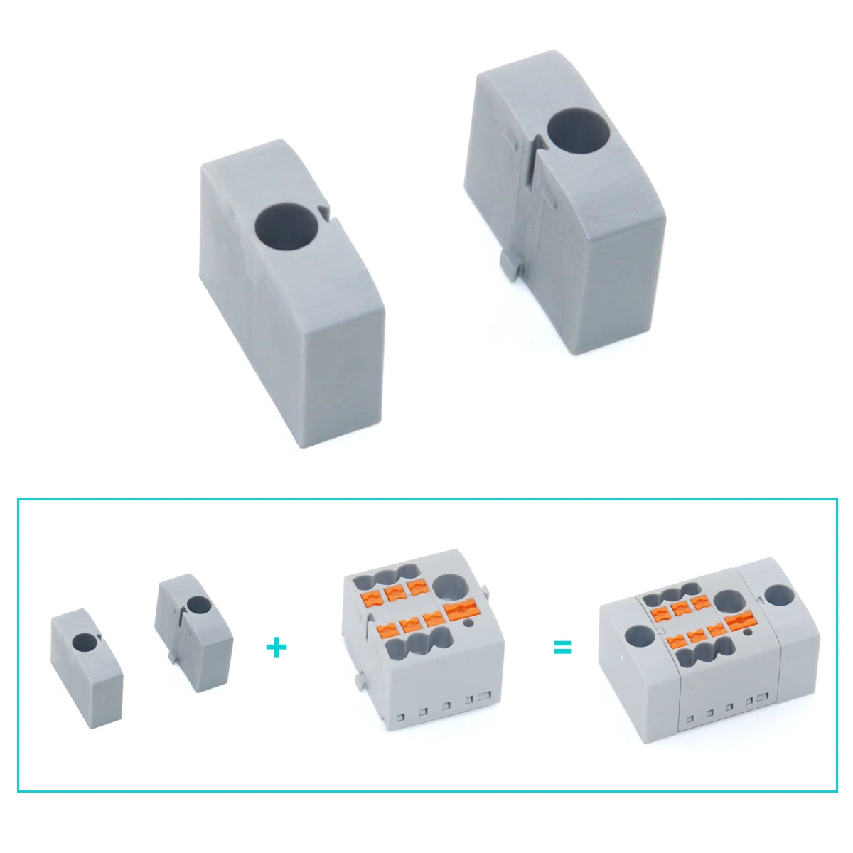 Elétrico Push-in Conector do Bloco de Terminais, Conectores Elétricos do Fio, PTFX, Fresagem e Ramificação do Fio Dispositivo, Montagem Em Trilho Din, 2,5mm