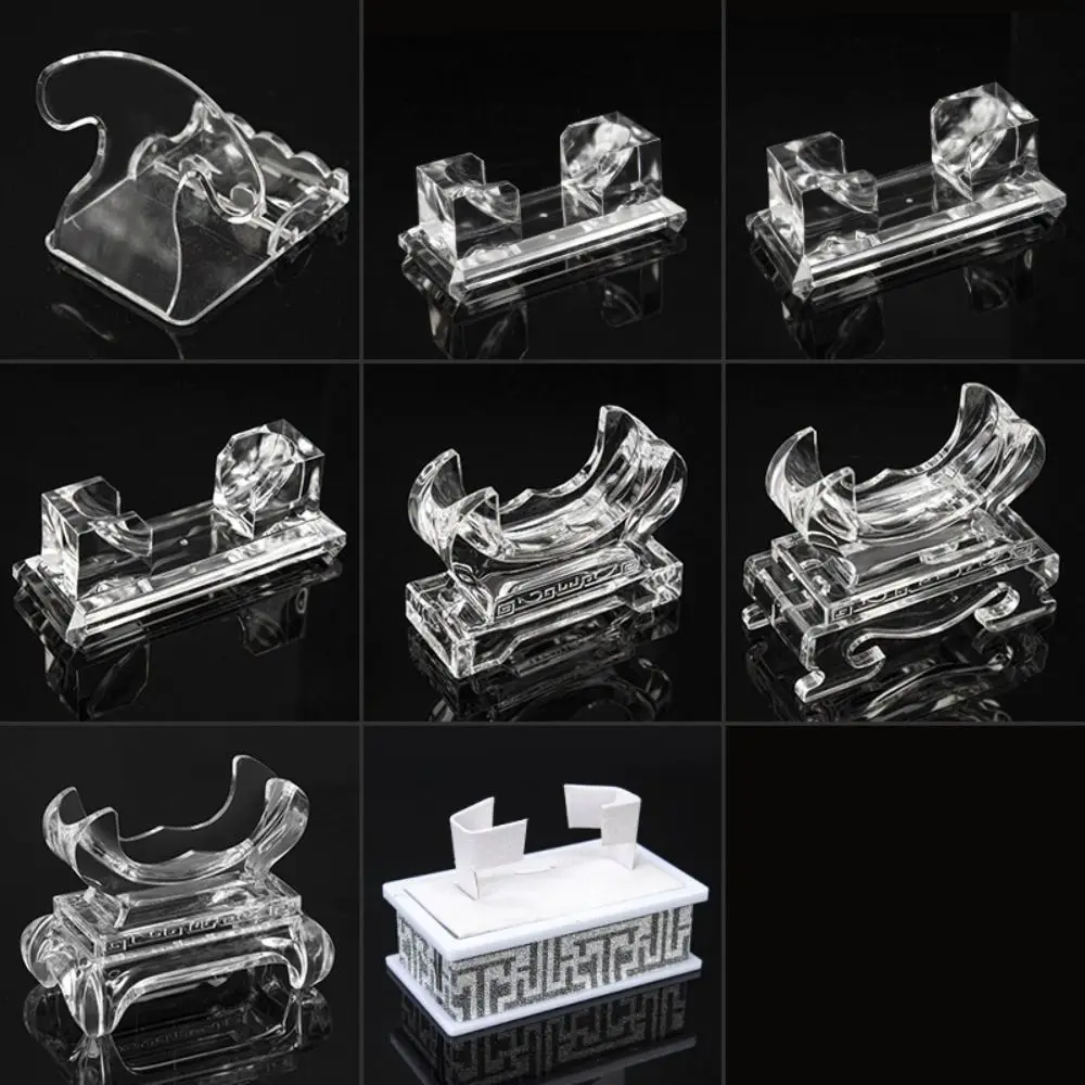 Acrylic Bracelet Display Holder Transparent Jewelry Wrist Watch Display Rack Bangle Shown Holder