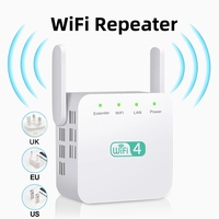 Long-Range WiFi Repeater Network Extender Booster 300Mbps 2.4GHz Wireless Access Point with Ethernet Port for Home Routers​