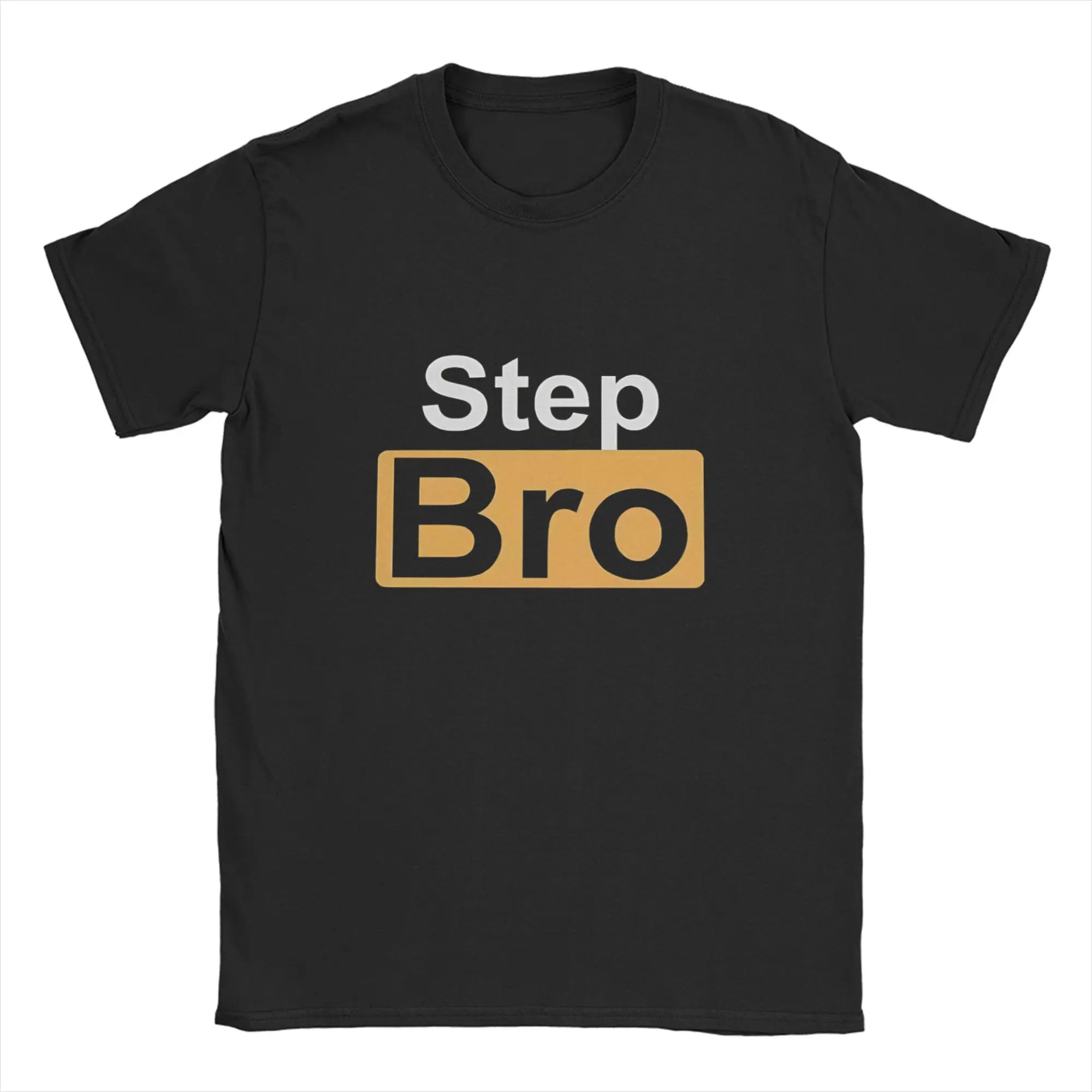 

Men T-Shirts Step Bro Funny 100% Cotton Tees Short Sleeve Funny T Shirts Crew Neck Clothes Graphic Printed