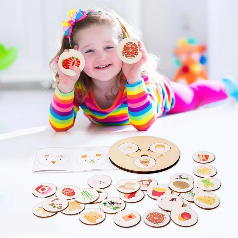 Educational Puzzles For Kids Wooden Preschool Puzzles Learning Toys Children Daily Necessities Learning Puzzle 1-3 Years Old