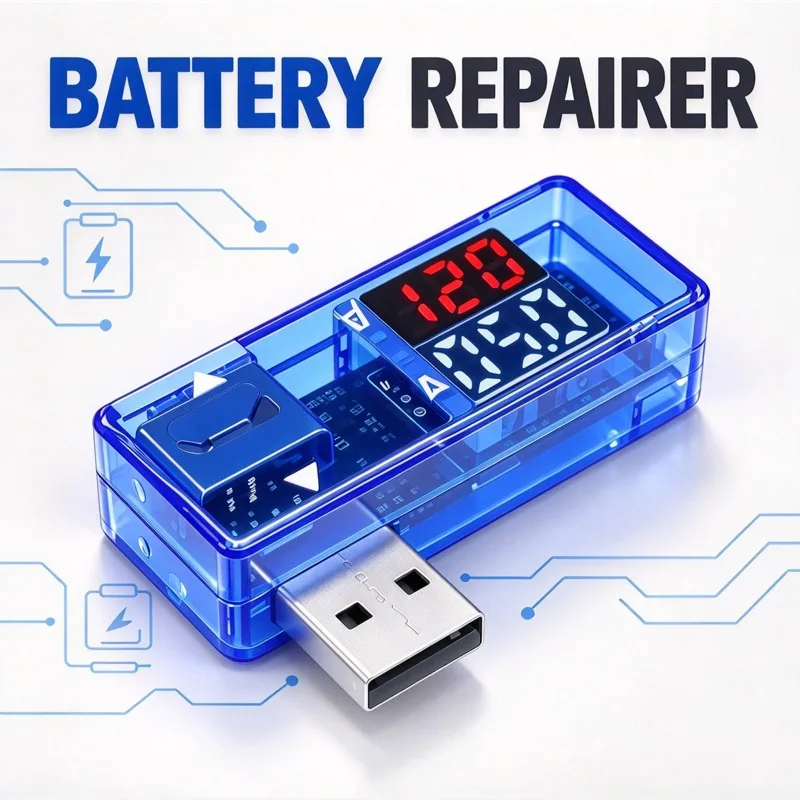 USB Charger Tester Digital Voltage Current Meter USB Power Monitor Display Multimeter Detector