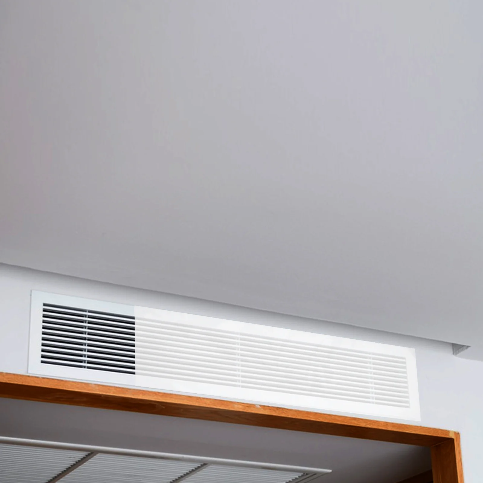 

6pcs Transparent Vent Covers 15.52X8.06 Inch Self Adhesive Pet Material For Wall Floor Ceiling Hvac Uv Resistant Airflow