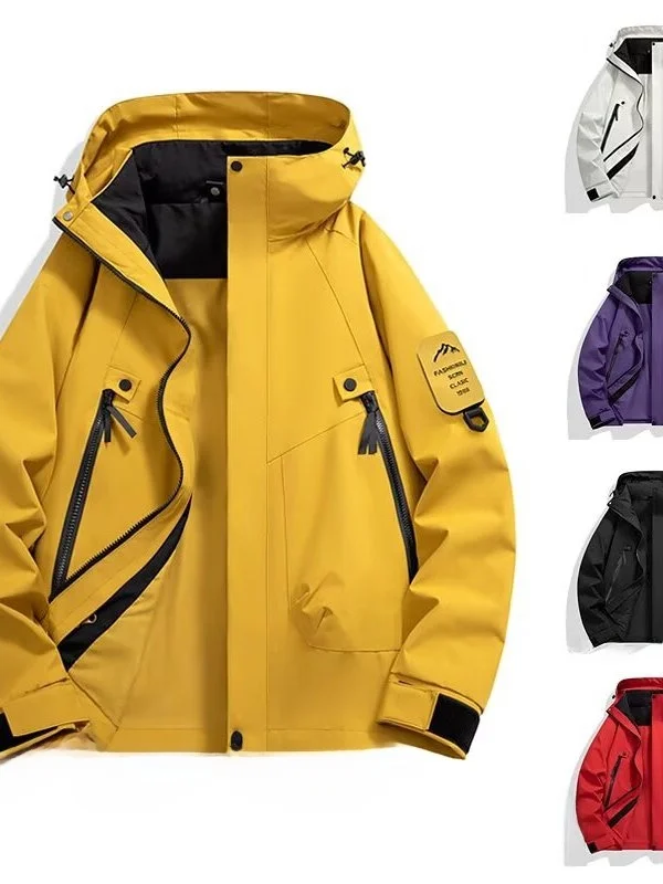 

ex Outdoor Windproof Hooded Workwear Jaet Spring Autumn American Functional Sle Mountain Climbing Utili Coat