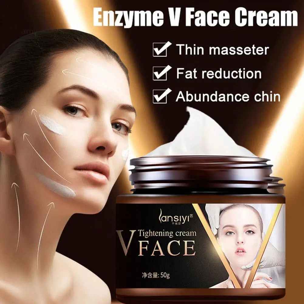 Effective V Face Cream Moisturizing Nourishing Face Lifting Shaping Care Cream Korean Care Skin Slimming Face V Face Facial C1U3