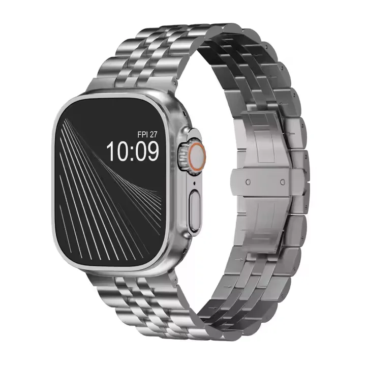 

Хитвин, горячая распродажа, 5 бусин, прямая доставка с фабрики, титановый браслет для часов Apple Watch Ultra 2, IWatch Ultra