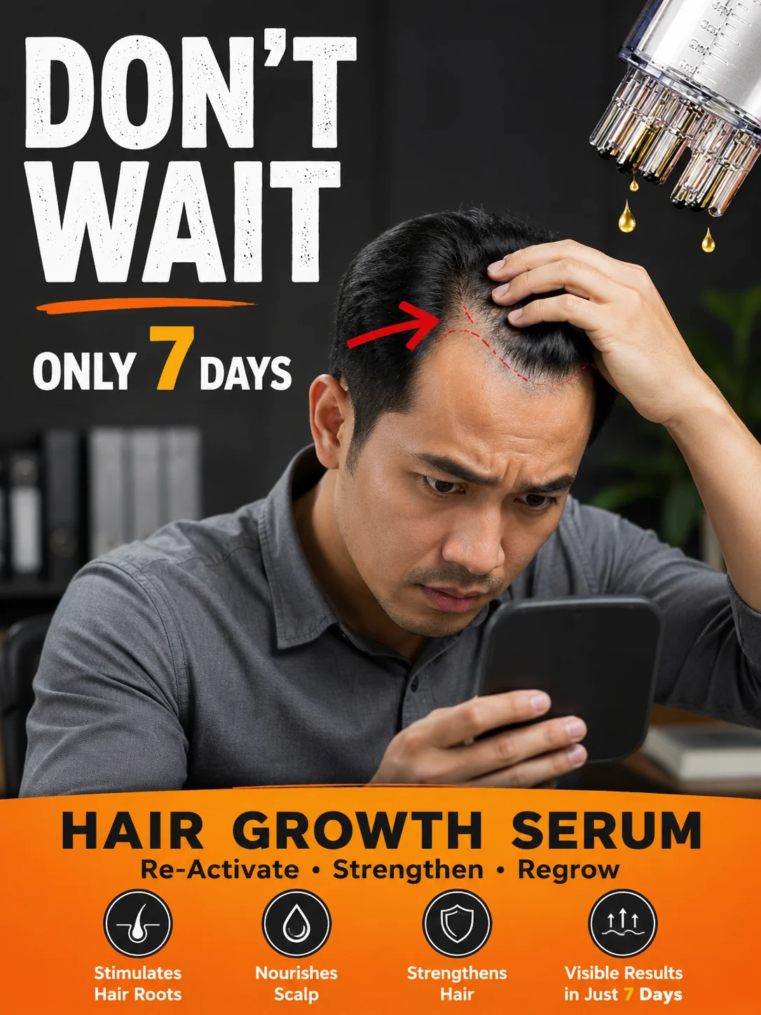 Gen-2 Upgraded Hair Scalp Care Comb, Designed For Essence Application, Help Improve Your Hair Appearance, Free Shipping
