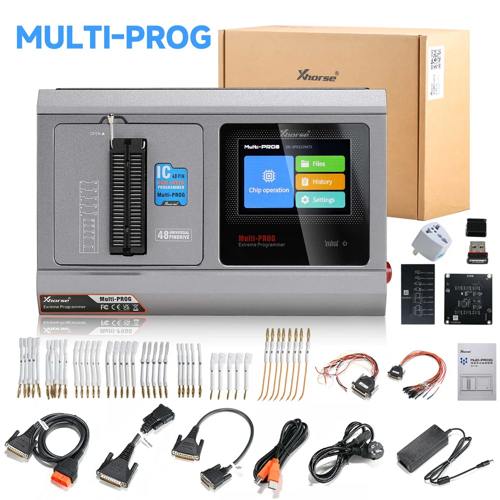 Xhorse Multi-Prog Multi Prog ECU TCU Programmer Update Version of VVDI Prog with Free MQB48 License