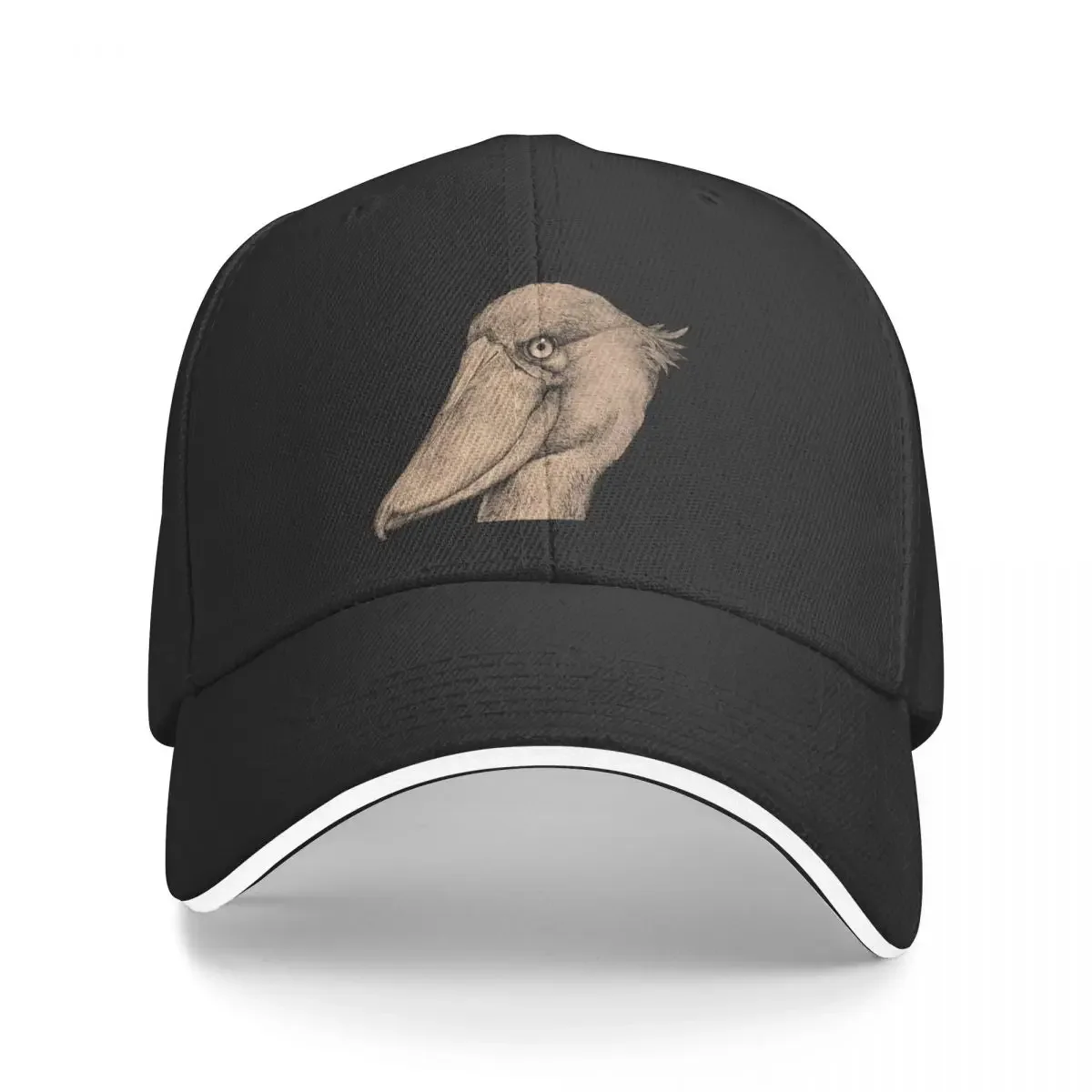 

Shoebill Illustration Baseball Cap Luxury Brand Caps Women Men's