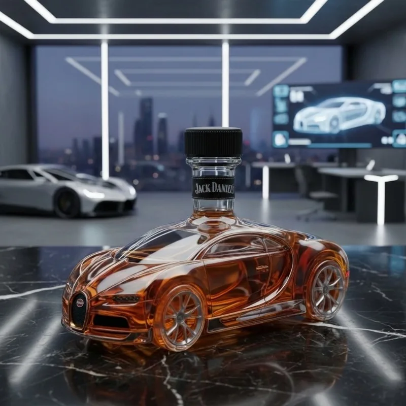 New Interesting Whiskey Bottle Car Whiskey Transparent Bottle