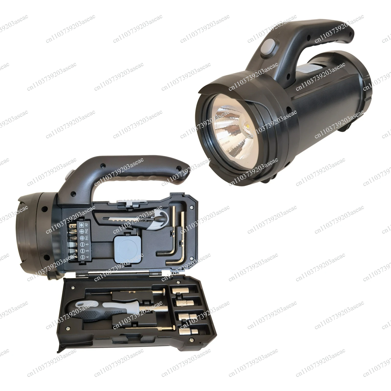 Outdoor Home Work Lighting Flashlight Tool Set Portable Light Hardware Tool Set