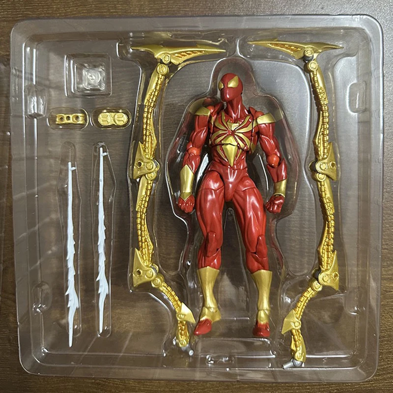 P*i様 REVOLTECH IRON SPIDER フィギュア Revoltech Amazing Yamaguchi Iron Spider Action Figure