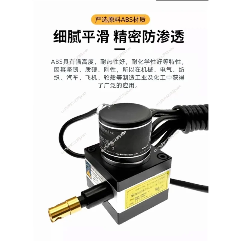 Pull Rope Displacement Sensor KS20-1000-01-C Wire Draw Encoder KS30S Linear Position Transducer Cable Extension Position Sensor