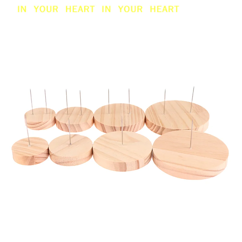 【X】Wooden Figure Animal Action Suppprt Base Display Stand Holder Crochet Stands Rack Support Storage Base