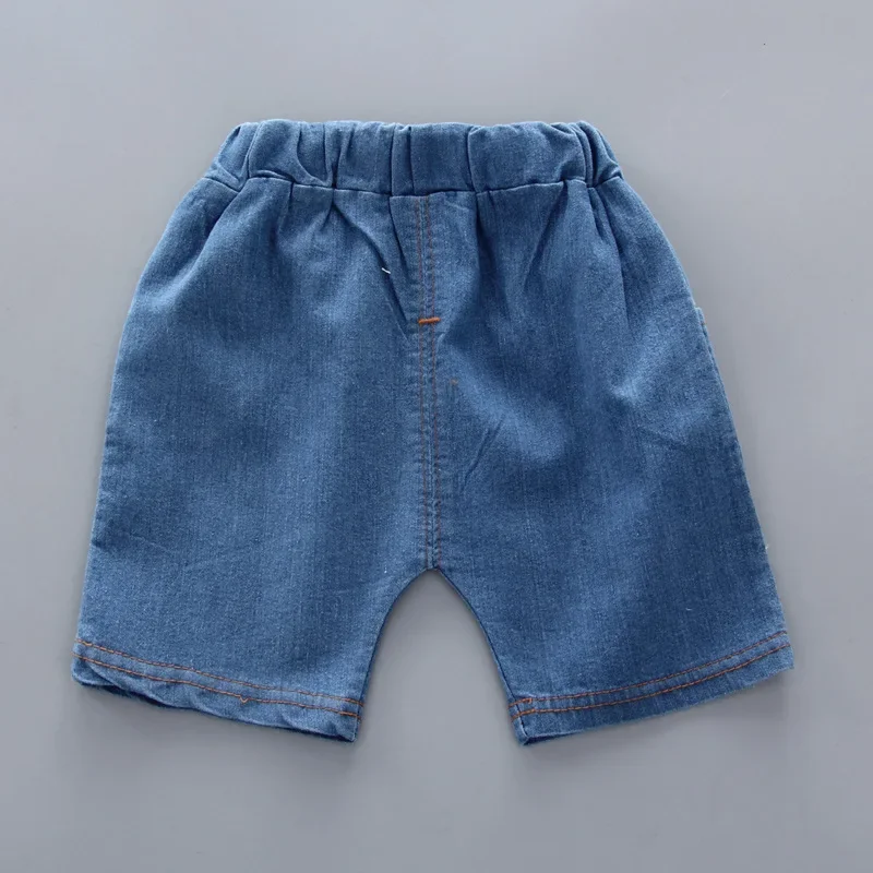 Conjunto infantil de camisa e shorts de algodão manga curta, roupas de meninos, desenhos animados, verão, novo, 1-4 anos, 2 peças